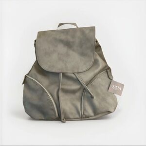 Ulta Beauty Gray/Silver Adjustable Backpack